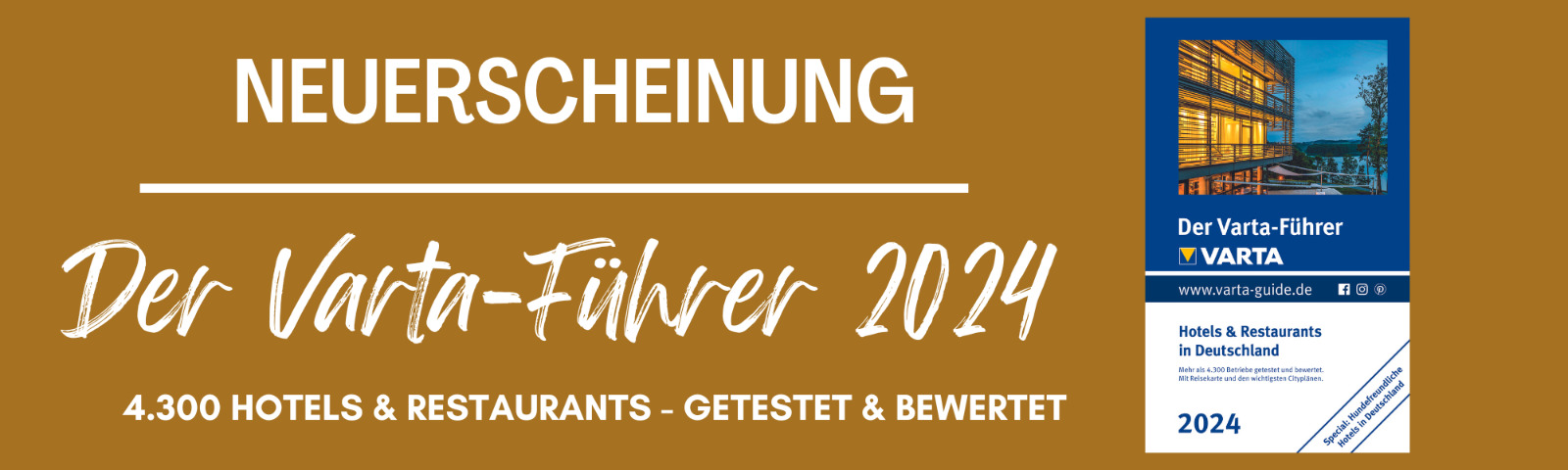 Der Varta-Führer 2023 Hotels & Restaurants in Deutschland