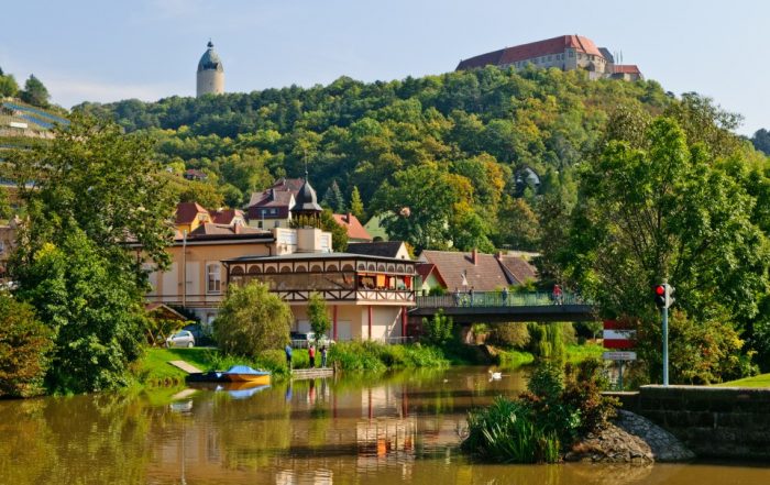Blick auf Freyburg an der Saale - Saale-Unstrut-Region