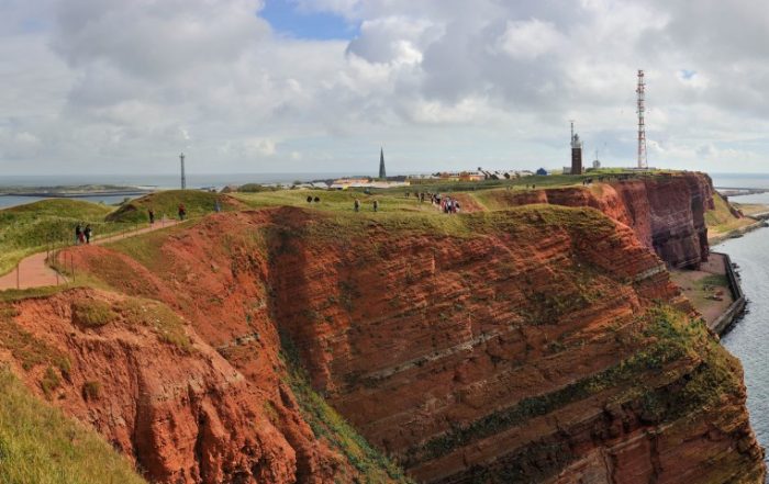 Klippenweg auf Helgoland