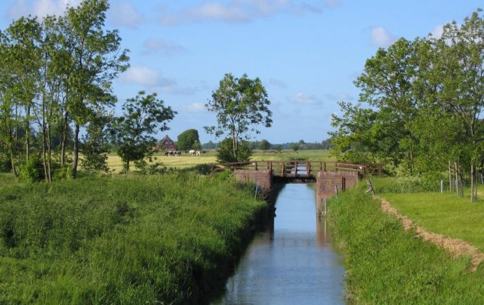 Marschland an der Weser