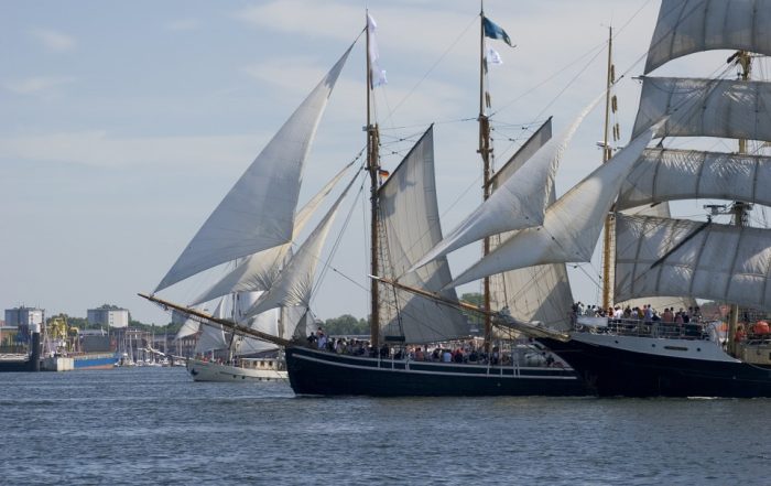 Kieler Woche auf der Ostsee, Segelschiffe
