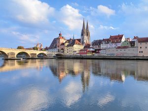 Altstadt Regensburg: steinerne Brücke