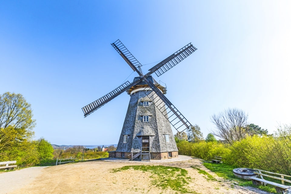 Windmühle in Benz auf Usedom