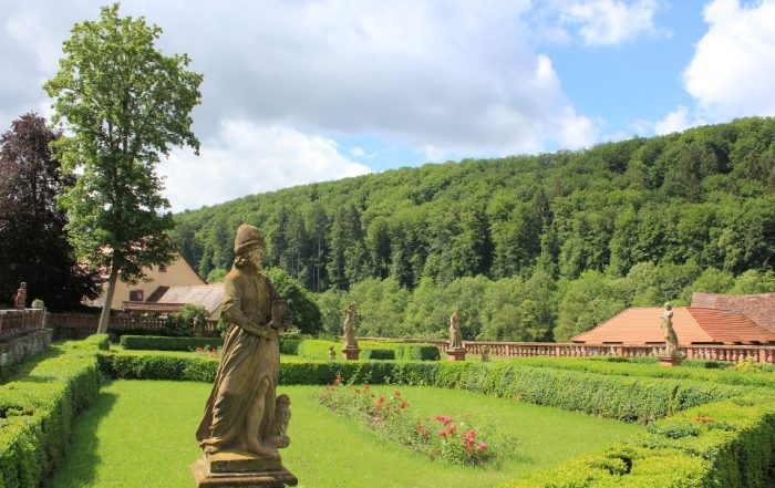 Klostergarten im Kloster Bronnbach
