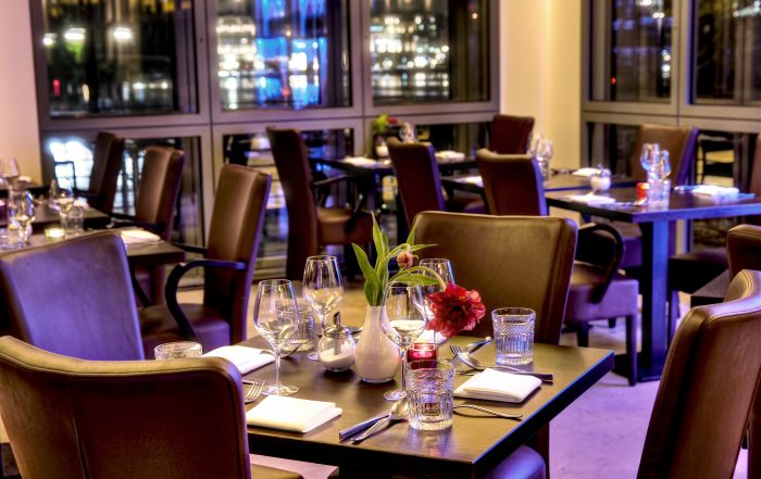 Innenraum des Restaurant The Cube