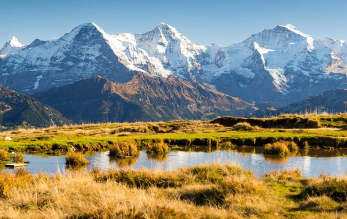 Eiger, Mönch und Jungfrau im Berner Oberland