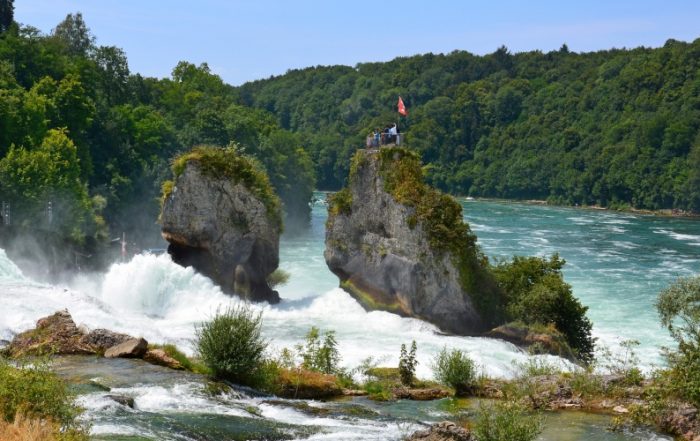 Sicht auf den Rheinfall (Schweiz)