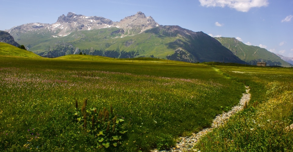 Wanderweg in Graubünden