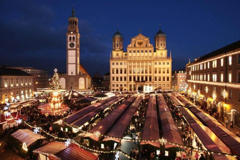 Augsburger Weihnachtsmarkt am Rathaus
