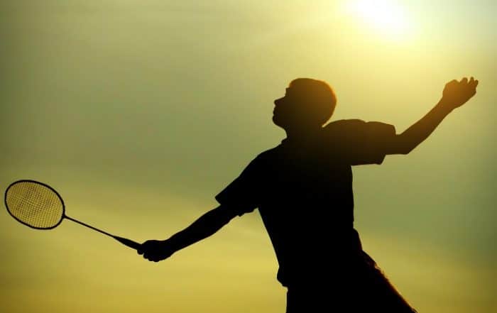 Badminton Spieler, Crossminton