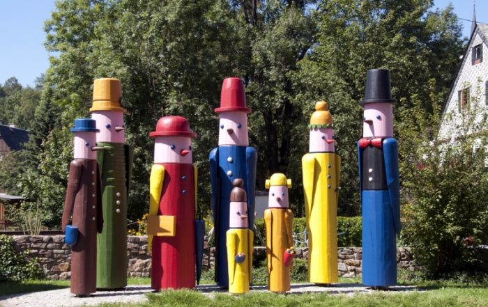 Figurengruppe im Erzgebirge