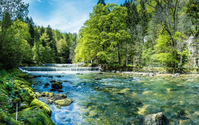 Flusslandschaft im Neuenburger Jura, La Chaux de Fonds