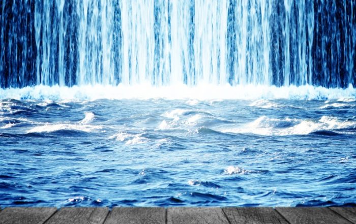Solebad - Wasserfall