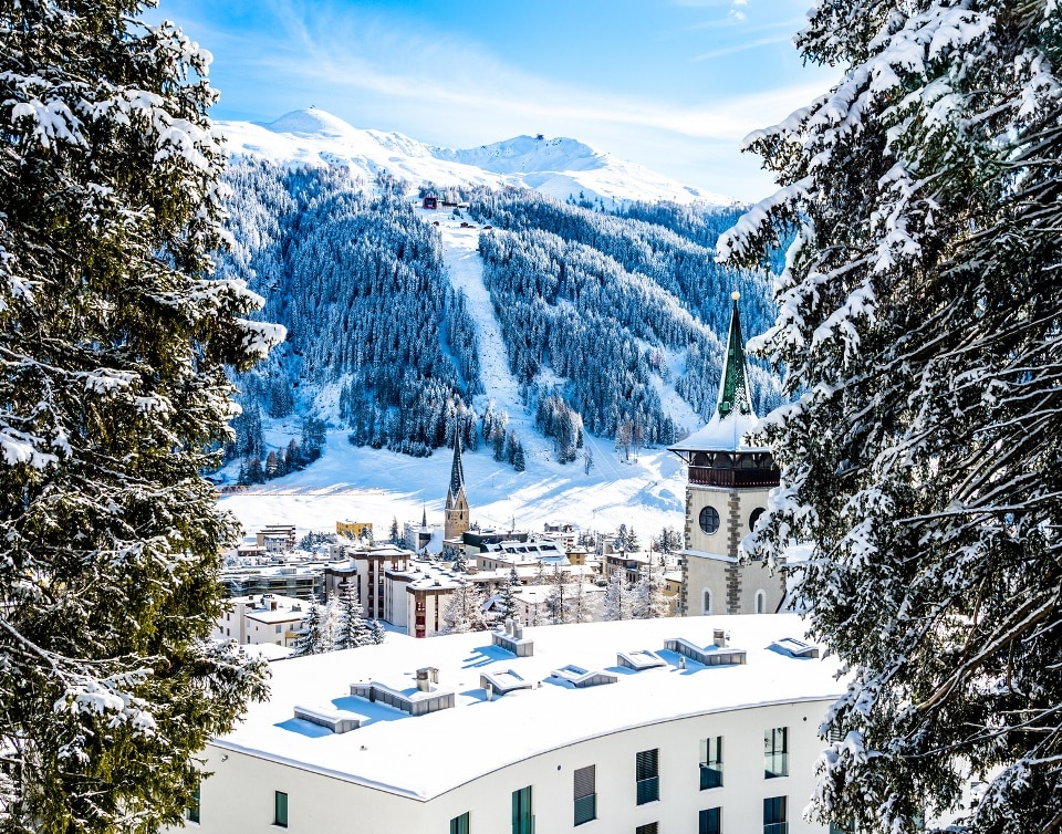 Davos, Schweiz, Wintersportorte