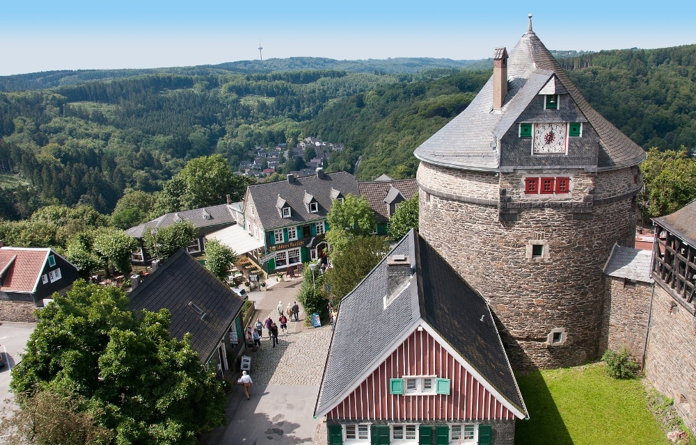 Ausblick von Schloss Burg