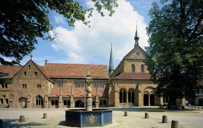 Kloster Maulbronn, Ansicht der Westseite der Klausurbauten