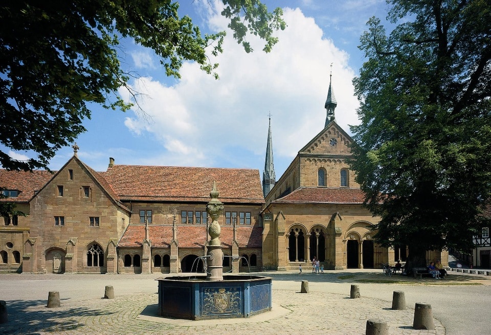 Kloster Maulbronn, Ansicht der Westseite der Klausurbauten