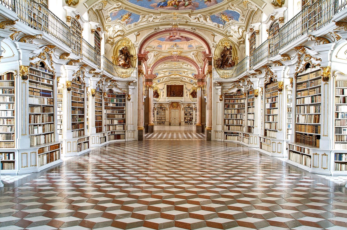 Klosterbibliothek im Stift Admont, Österreich