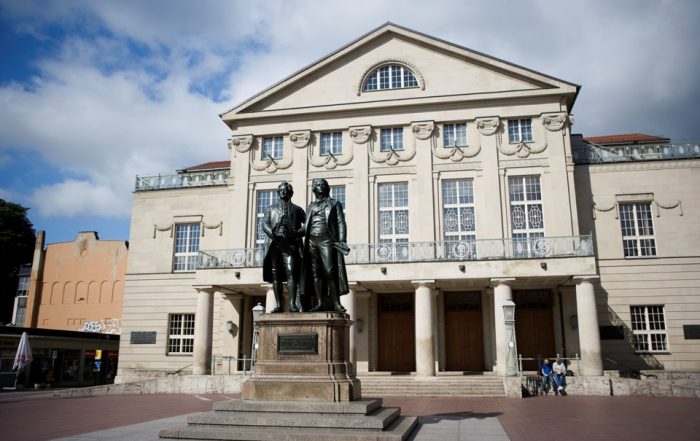 Goethe-Schiller-Denkmal in Weimar