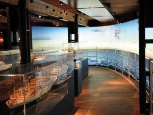 Das Internationale Maritime Museum, Passagierschifffahrt und Kreuzfahrt-Feeling auf Deck 6
