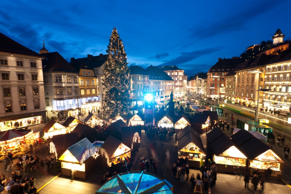 Christkindlmarkt am Hauptplatz, Graz - Weihnachtsmärkte in Österreich