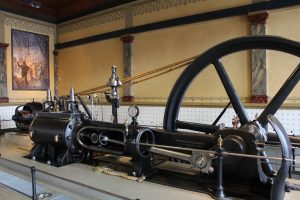 Liegende Einzylinder-Gegendruck-Dampfmaschine, Industriemuseum