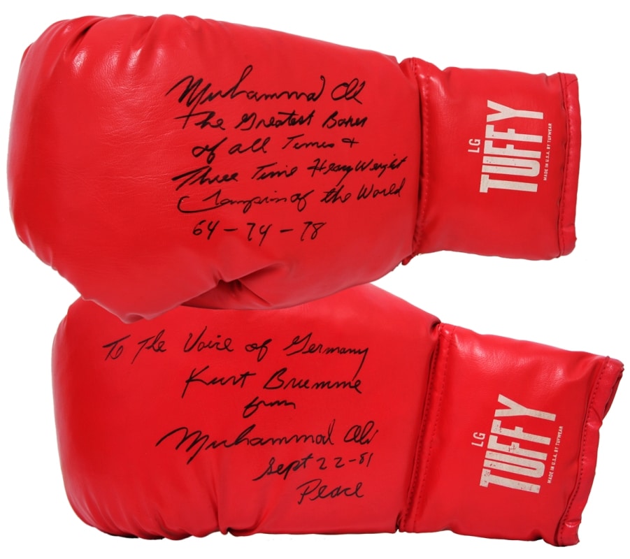 Boxhandschuhe von Muhammad Ali