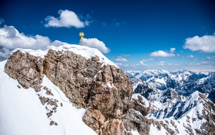 Gipfelkreuz auf der Zugspitze