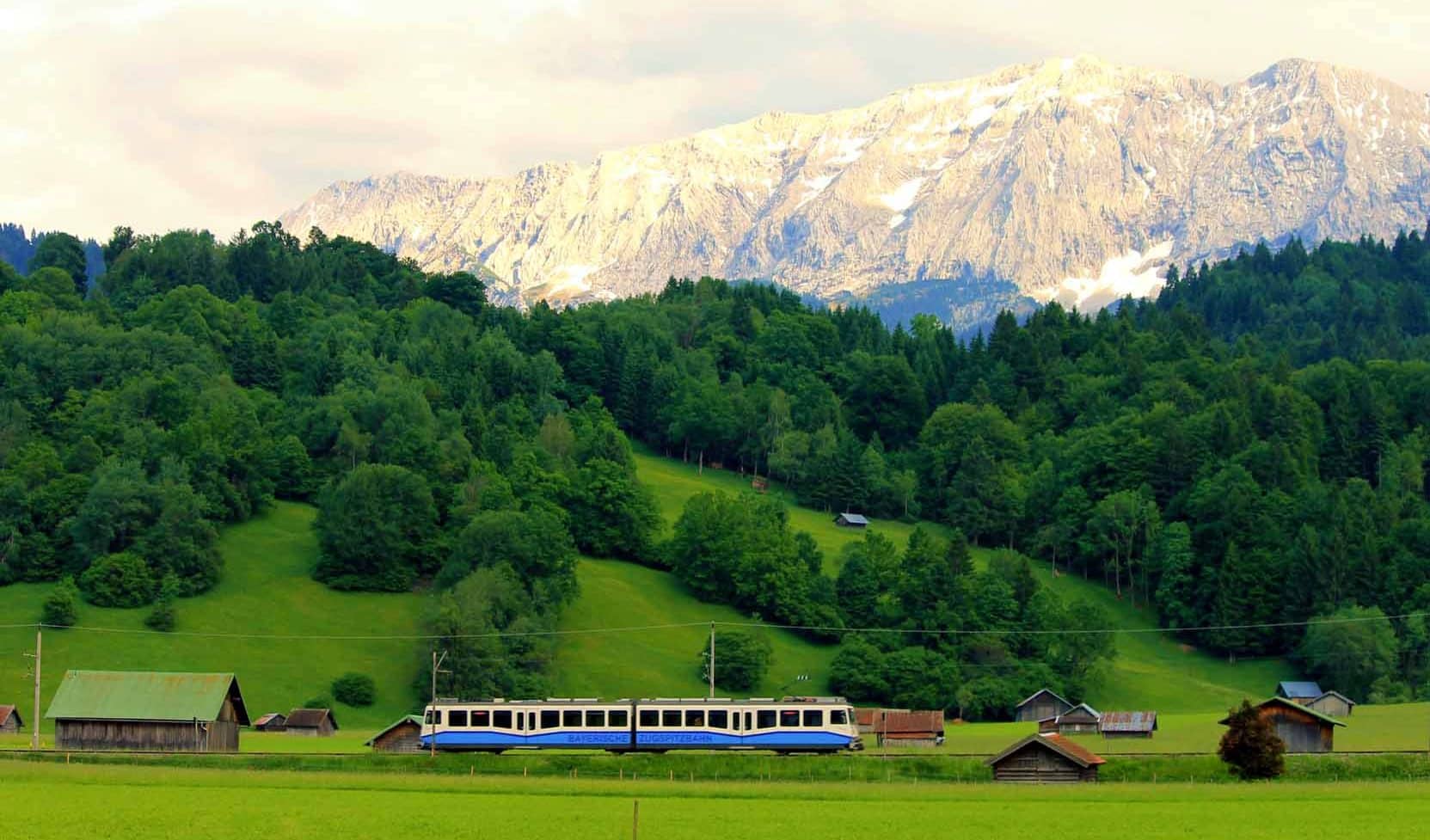 Bayerische Zugspitzbahn bei Garmisch-Partenkirchen