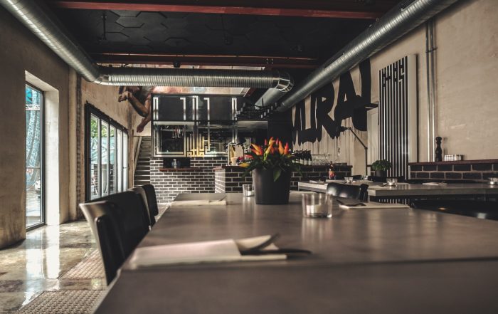 Restaurant Mural im MUCA