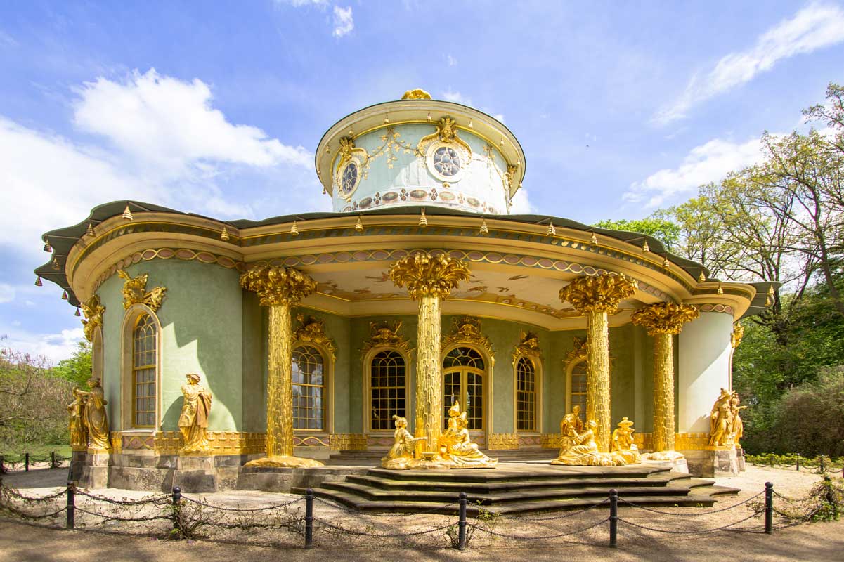 Teehaus im Schlosspark Sanssouci, Potsdam - Parks und Gärten Deutschlands