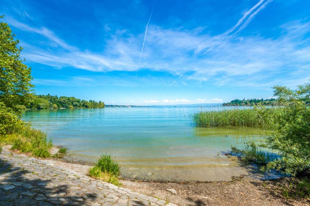 Bodensee bei Konstanz - 3Welten-Radweg