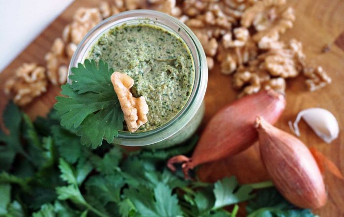 Walnuss-Koriander-Marinade - Grillrezept