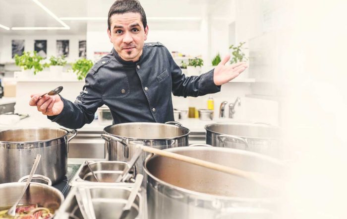 Matteo Ferrantino, Porträt, Restaurant bianc