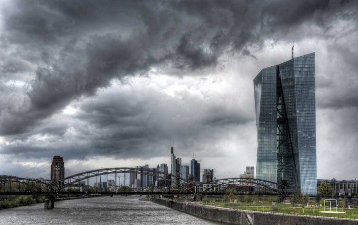 Unwetter über Frankfurt
