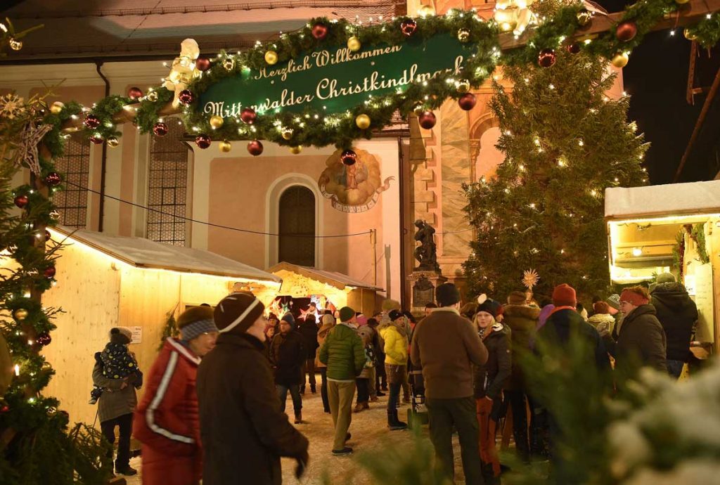 Mittenwalder Christkindlmarkt - schöne Weihnachtsmärkte