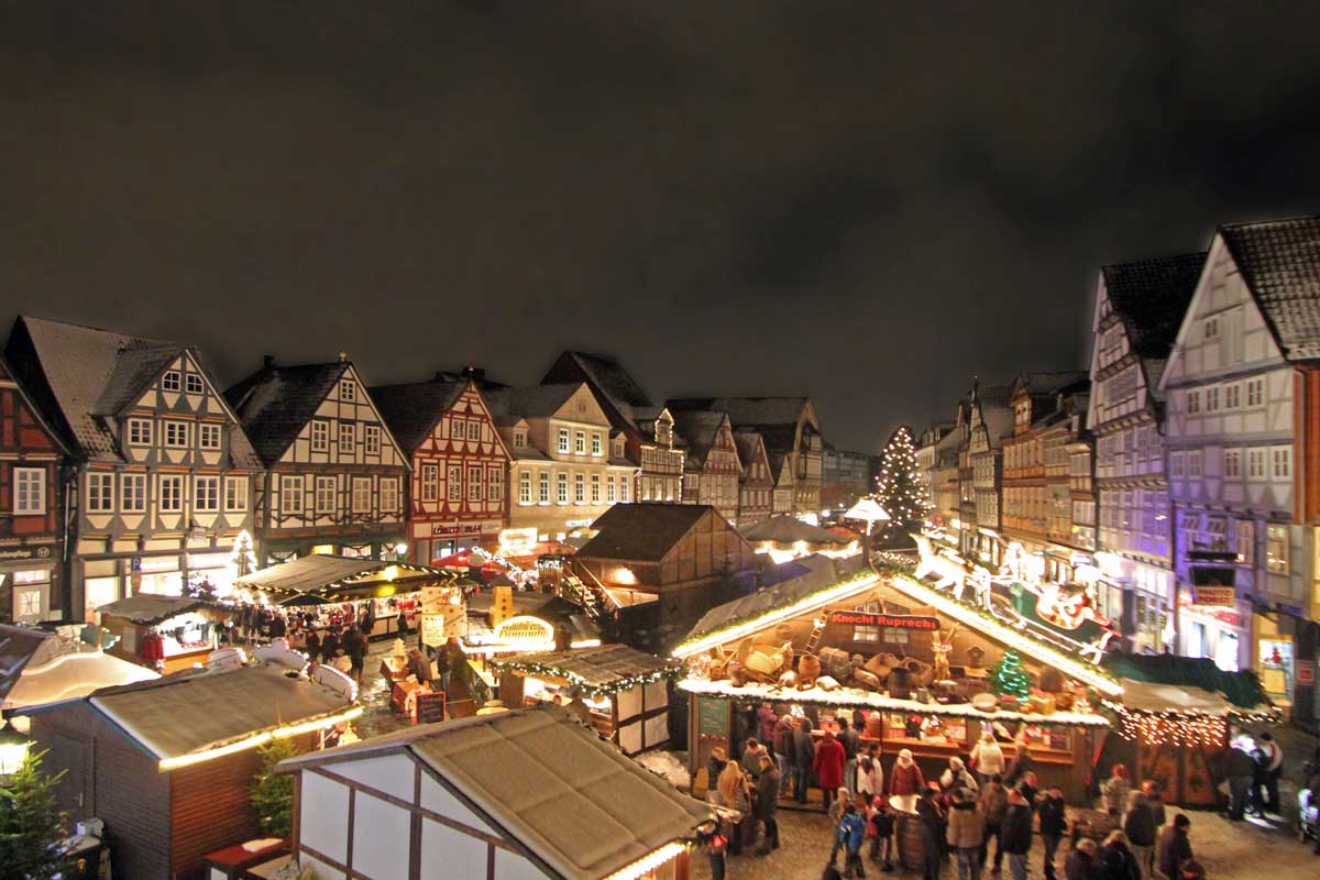 Weihnachtsmarkt Celle | Weihnachtsmärchen vor Fachwerkkulisse