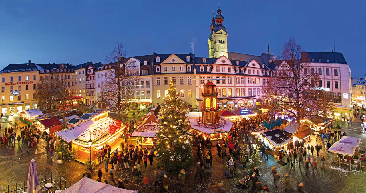 Koblenzer Weihnachtsmarkt am Plan - schöne Weihnachtsmärkte