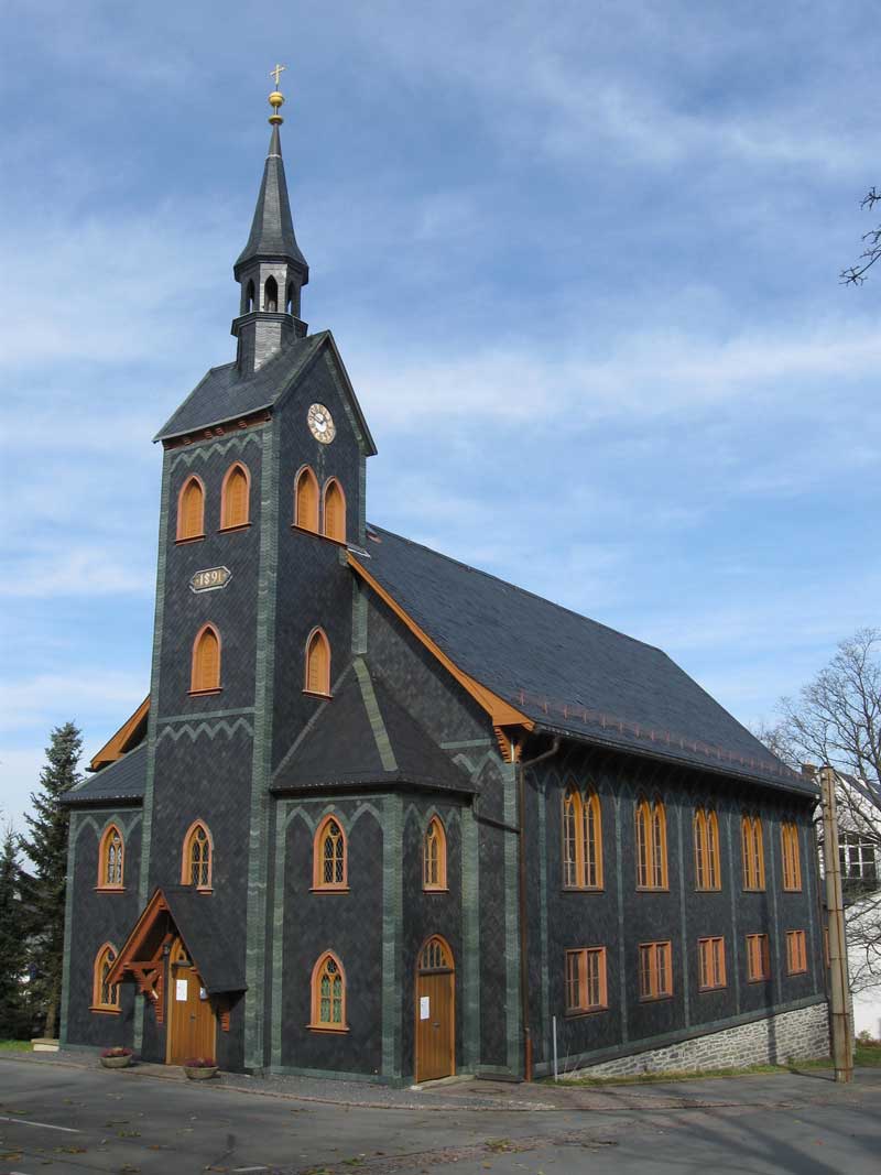 Holzkirche in Neuhaus am Rennweg - Rennsteig