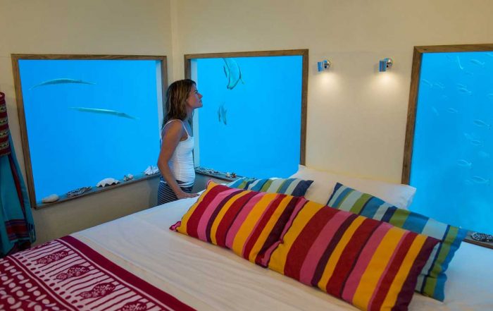 Zimmer bei Tag - Unterwasserhotels