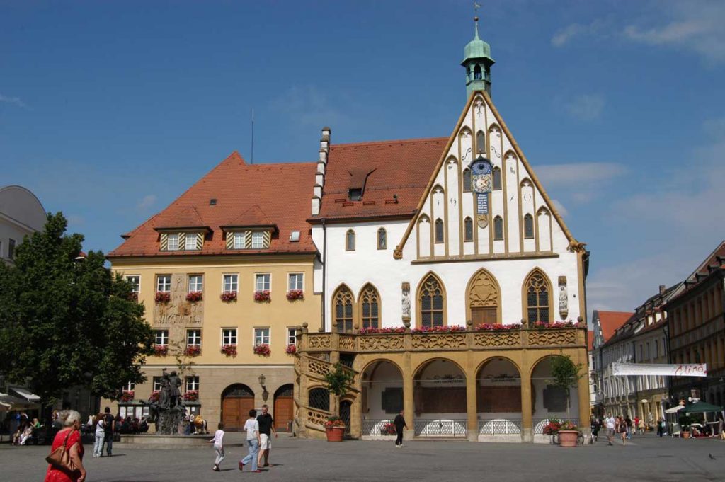 Rathaus in Amberg - Erzweg