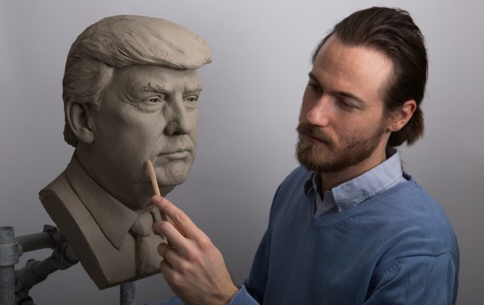 Wachsfigur Trump Panoptikum