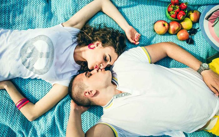 picknick paar