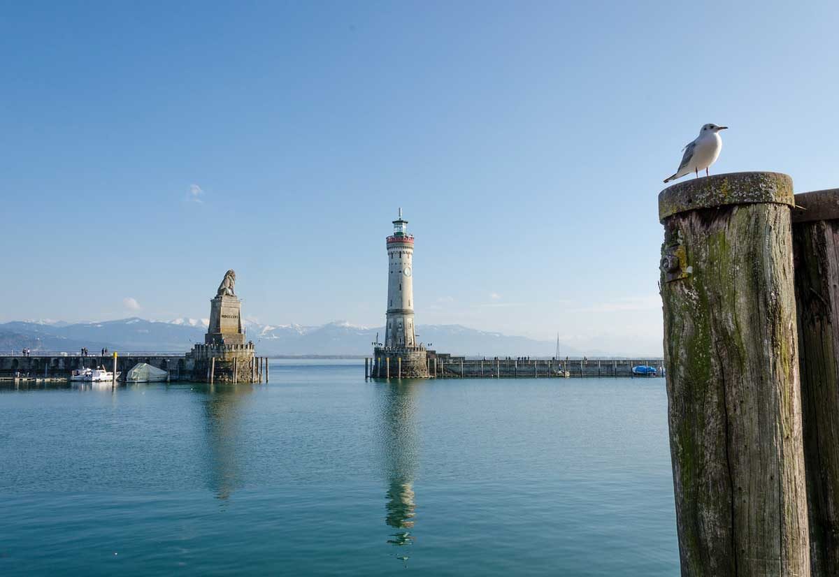 Lindau Hafeneinfahrt