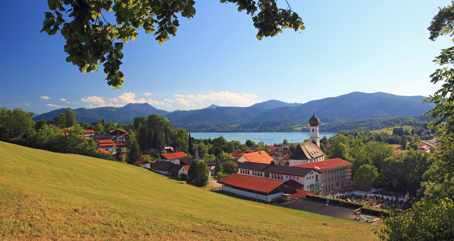 Gmund am Tegernsee - Bodensee-Königssee-Radweg - Seen Bayerns