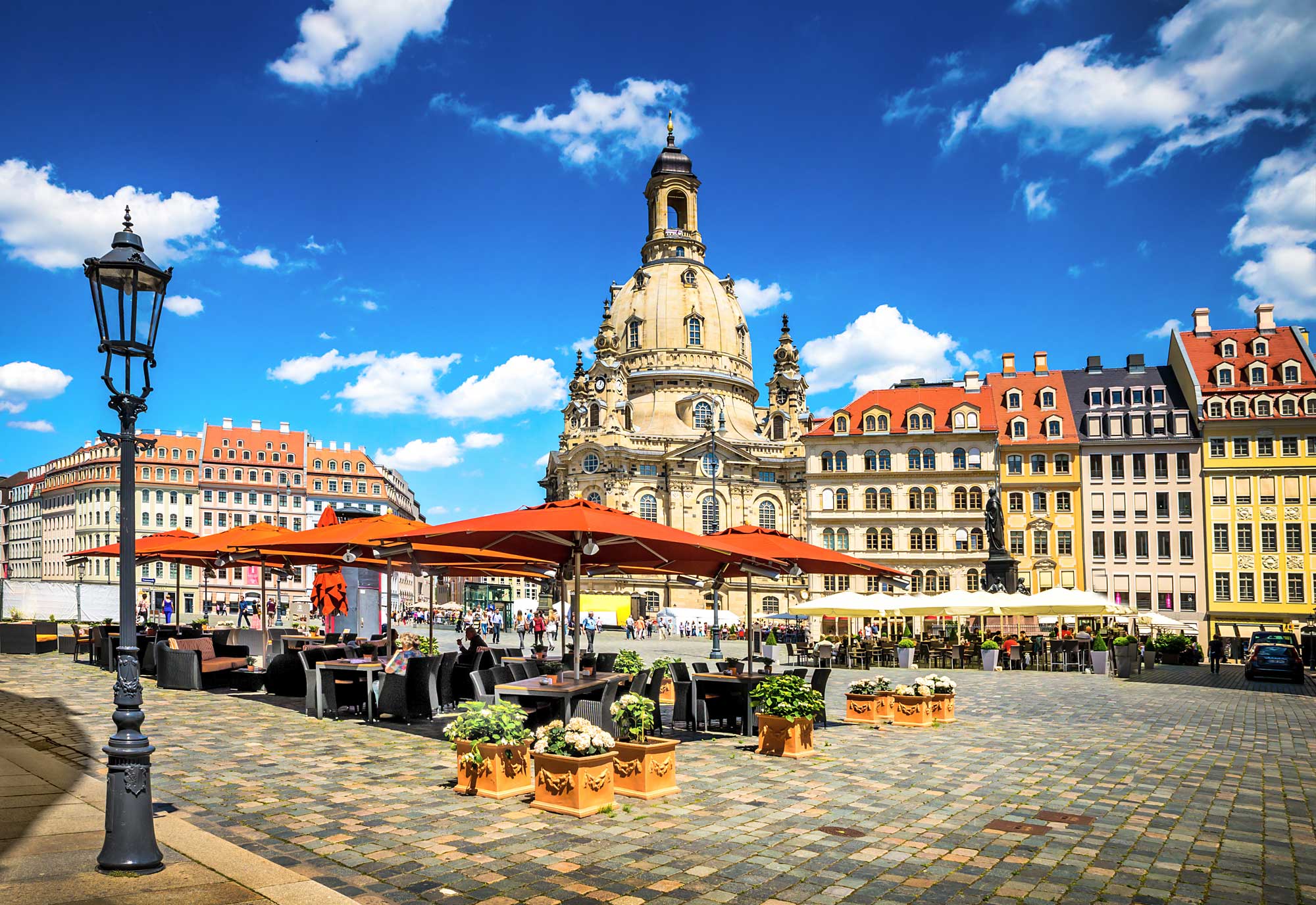 Altstadt Dresden im Sommer