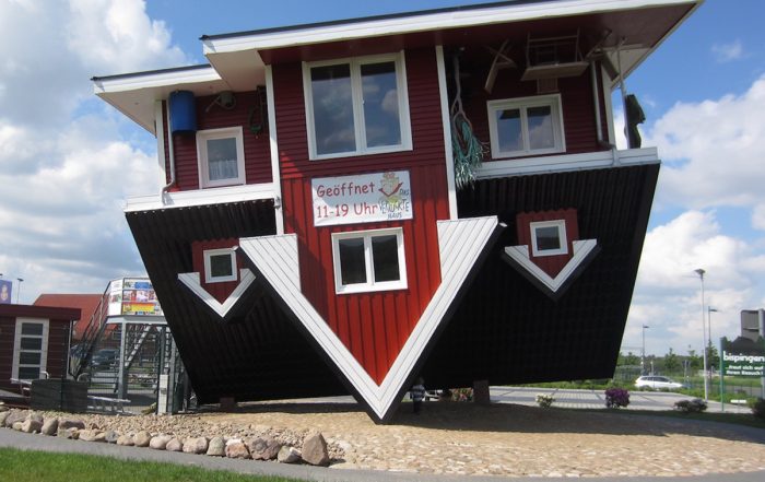 Das verrückte Haus Außenansicht