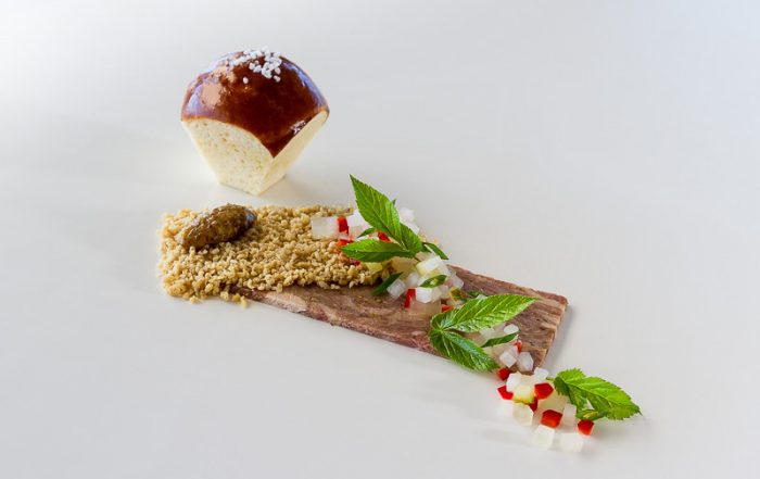 Mit Bierhefe gebeizte Fjordforelle von Michael Simon Reis