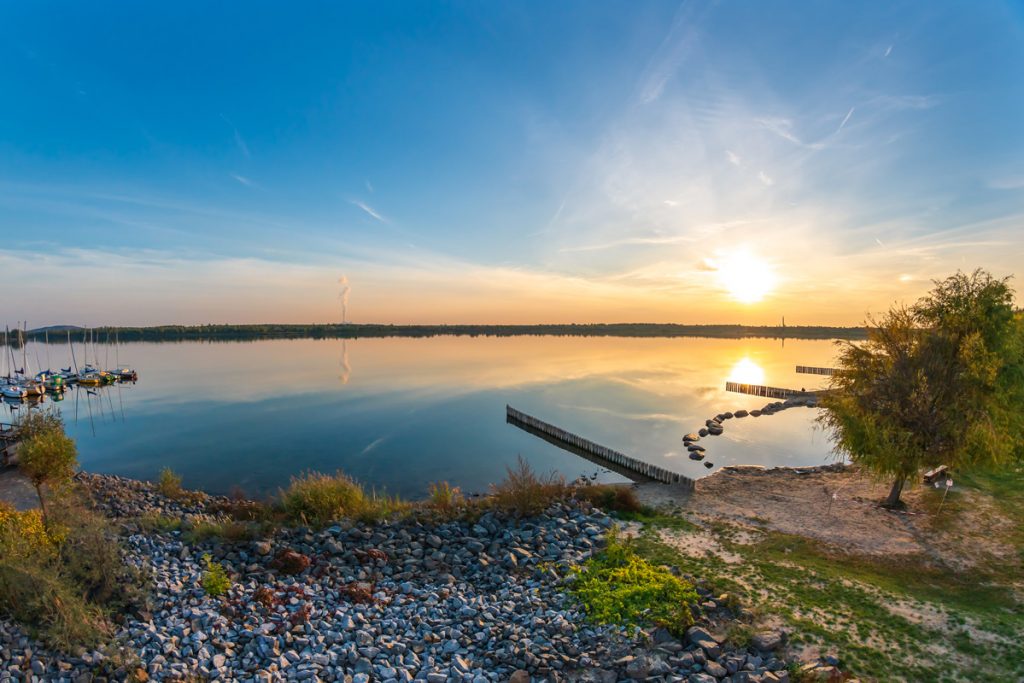 Sonnenuntergang am Markkleeberger See - Leipziger Neuseenland