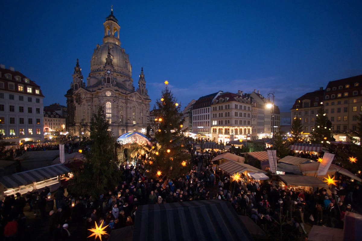 Weihnachtsmarkt Anno 1900 auf dem Neumarkt, Dresden - kuschelige Weihnachtsmärkte